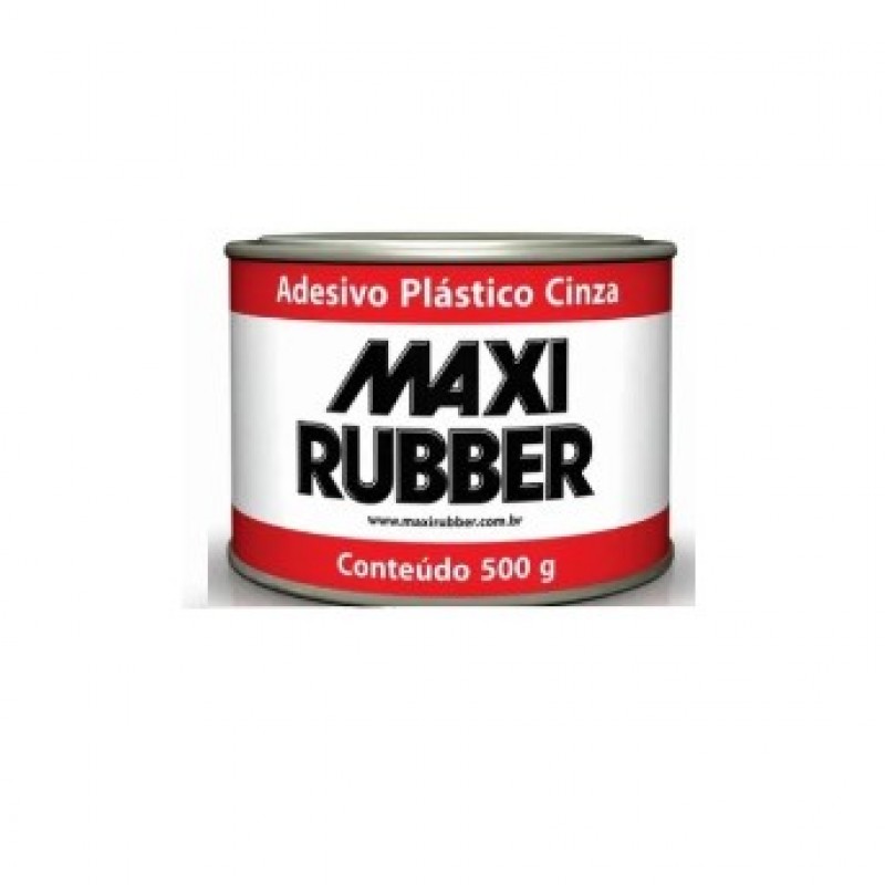 COLA PLAST MAXI RUBBER CINZA - 800G